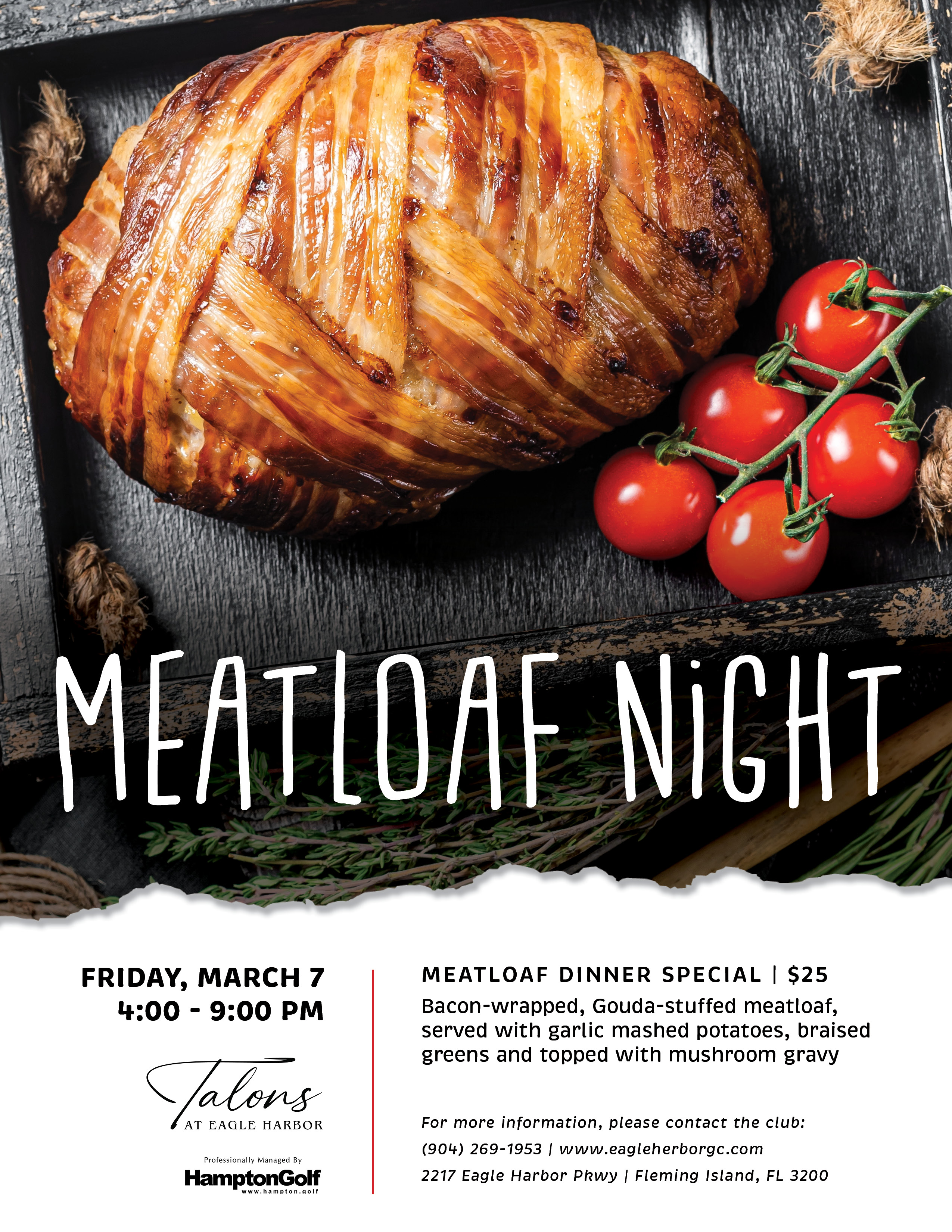 EH Meatloaf Night March 7 EMAIL