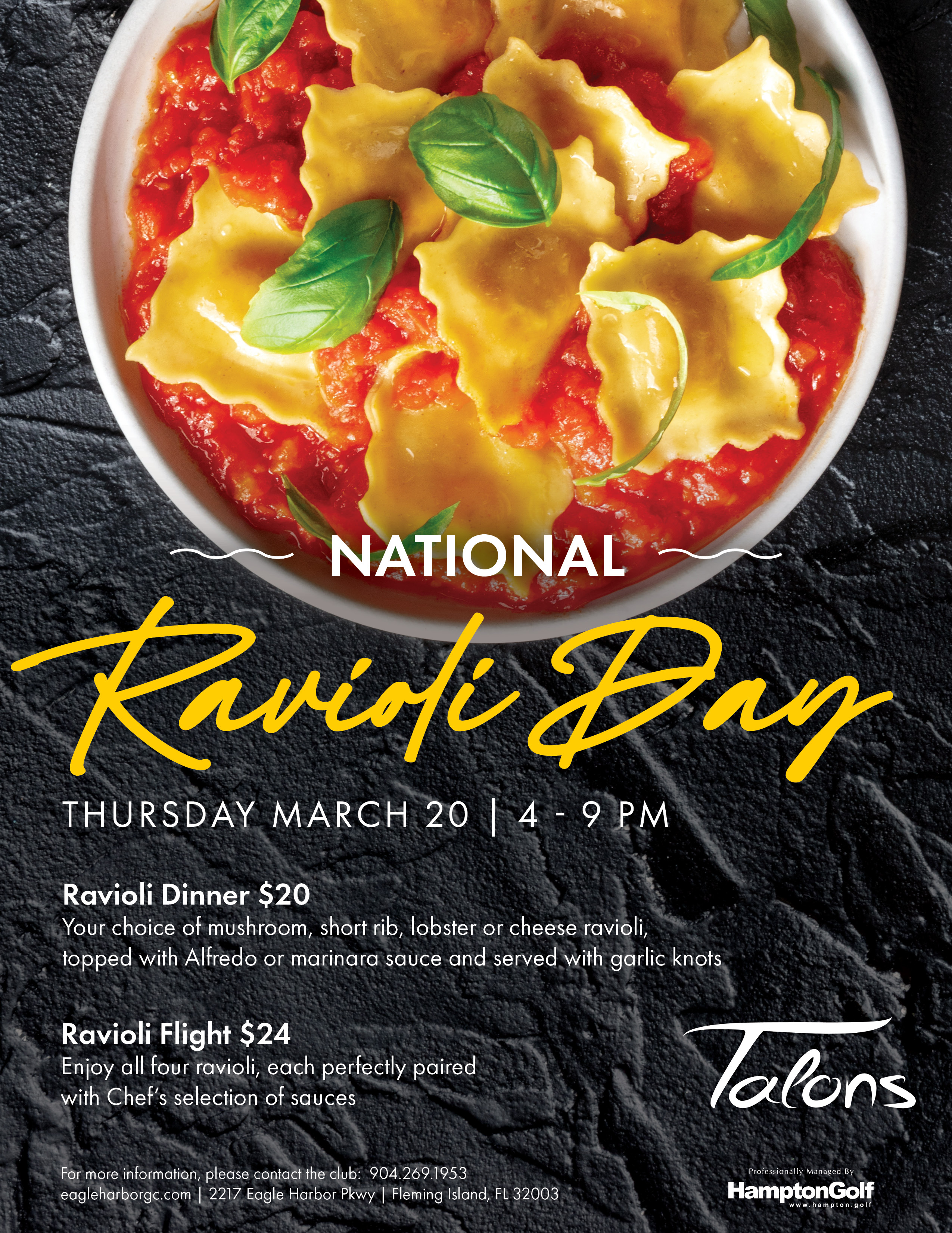EH National Ravioli Day March 20 EMAIL
