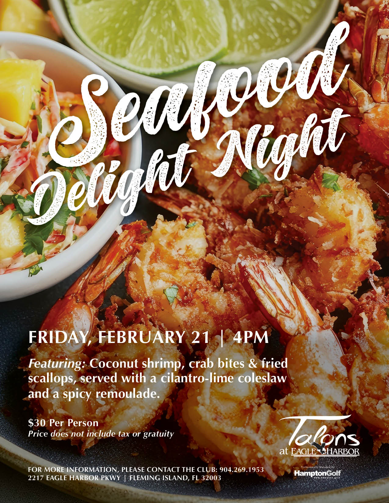 EH Seafood Delight Night February 21 EMAIL