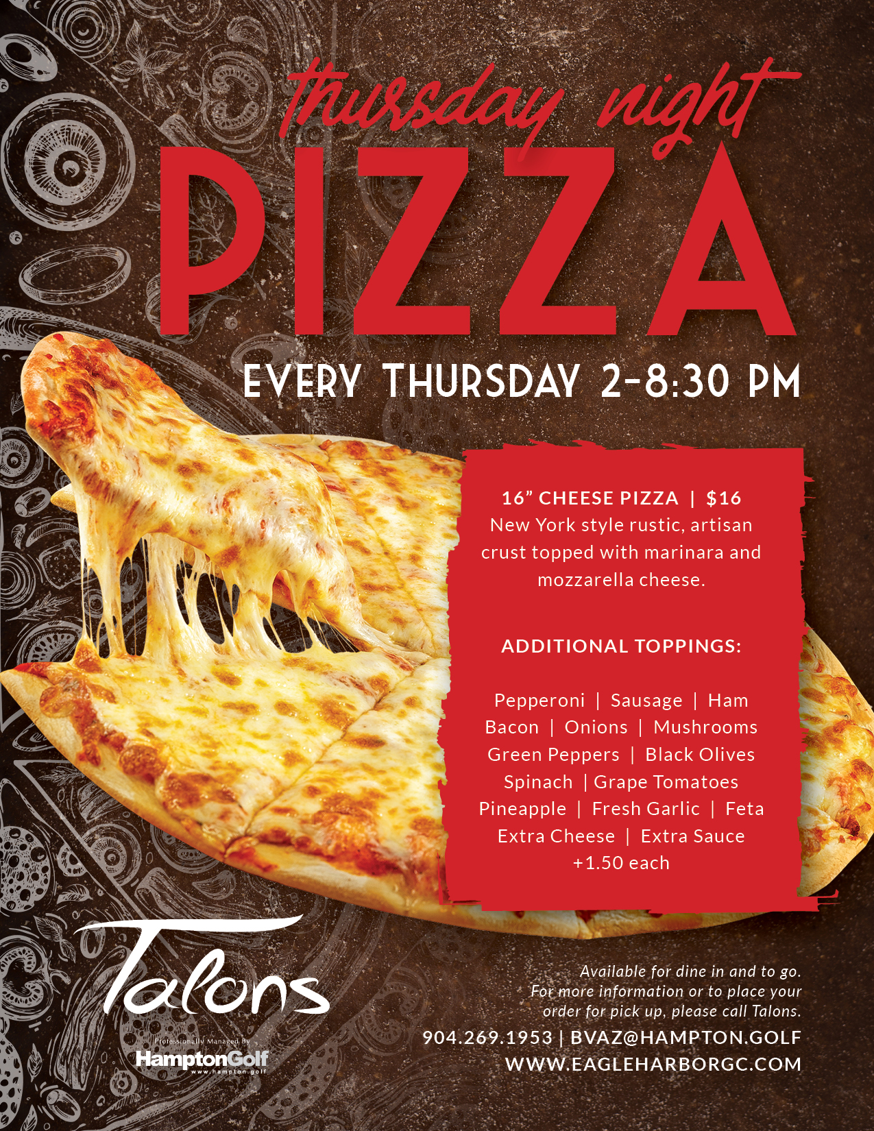 EH   Thursday Pizza Night EMAIL